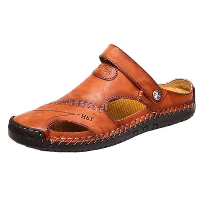 Lederen sandalen Romeinse stijl - Andreas