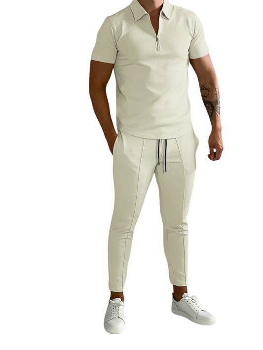 Sporty Chic Polo & Trousers - Thør