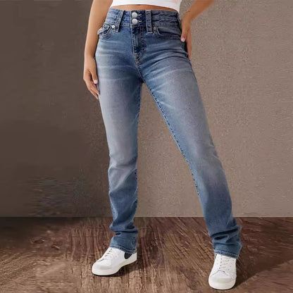 Stijlvolle flared jeans dames - Annefleur