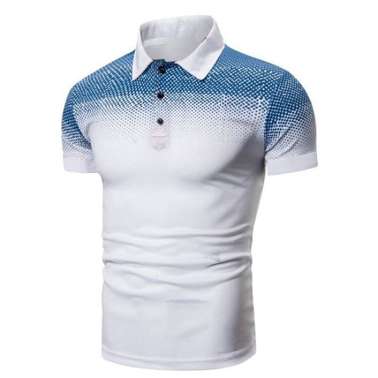 Heren casual polo shirt met 3D digitale print - Jørson