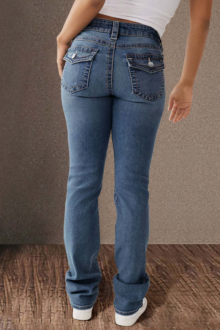 Stijlvolle flared jeans dames - Annefleur