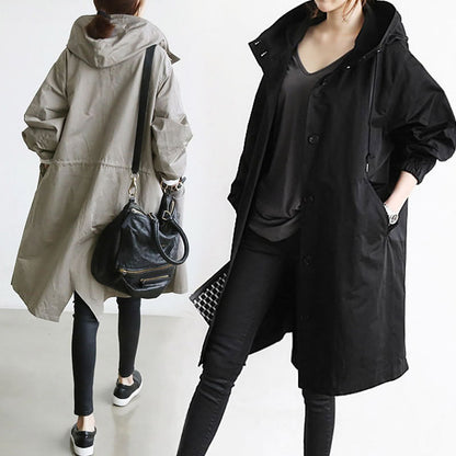 Trenchcoat voor dames, wind en waterdicht - Nora