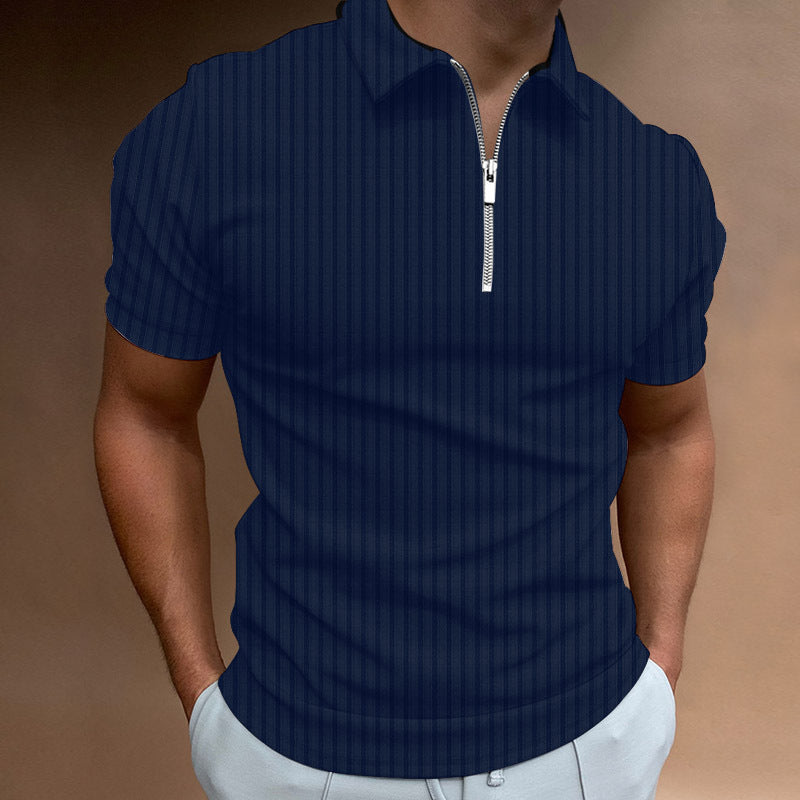 Luxe polo met rits - Sander