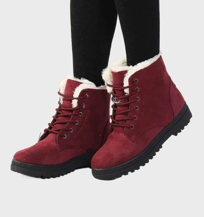 Hoge gevoerde winter schoenen voor dames - Ruby