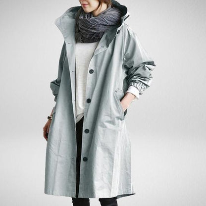 Trenchcoat voor dames, wind en waterdicht - Nora