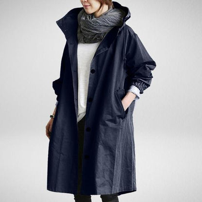 Trenchcoat voor dames, wind en waterdicht - Nora