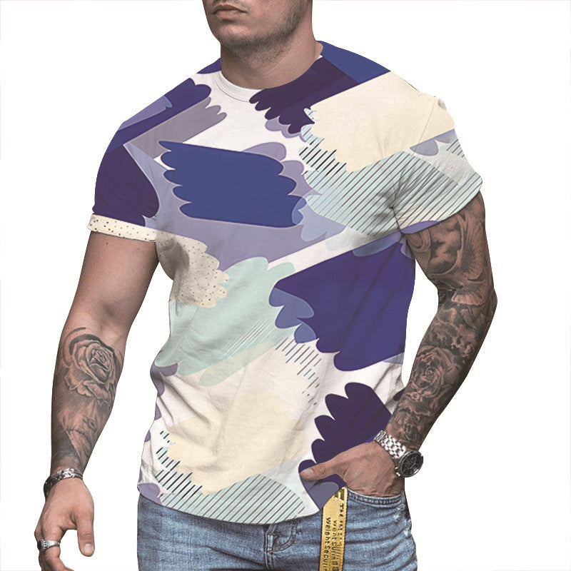 T-shirt met korte mouwen en ronde hals - Joris