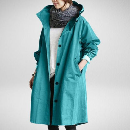 Trenchcoat voor dames, wind en waterdicht - Nora