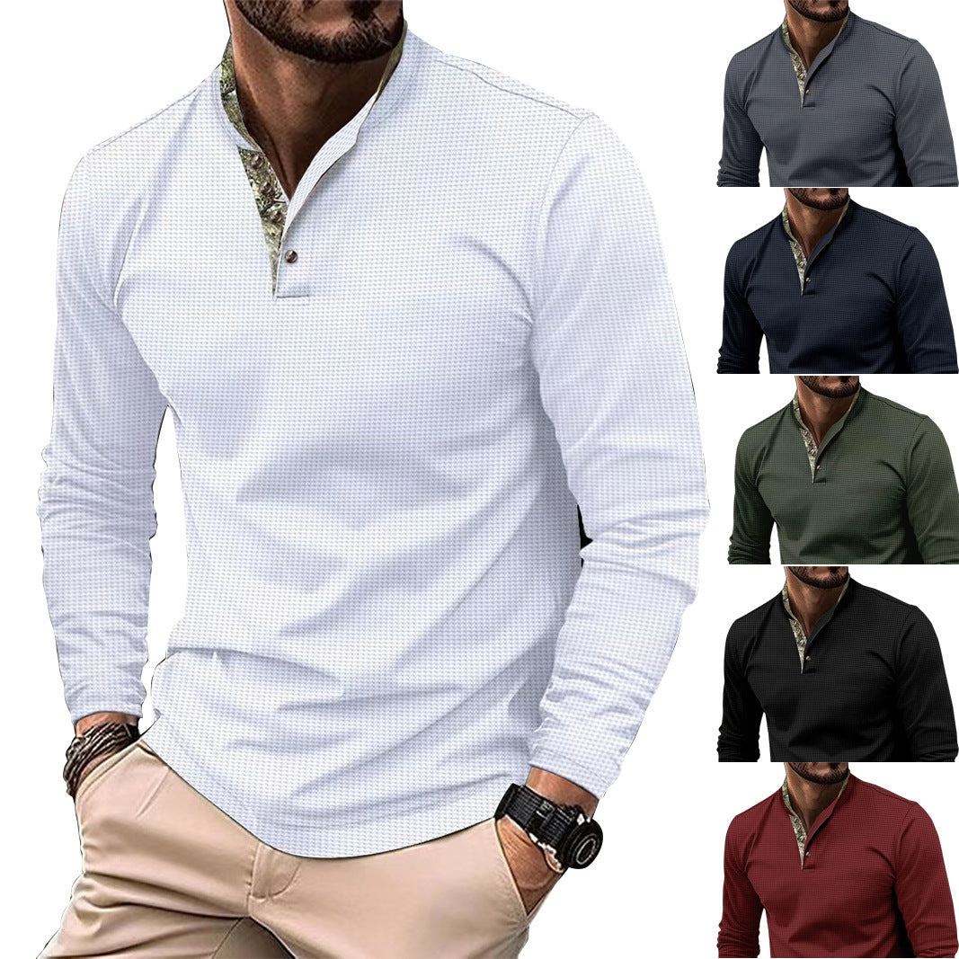 Casual longsleeve polo met kraag - Endør